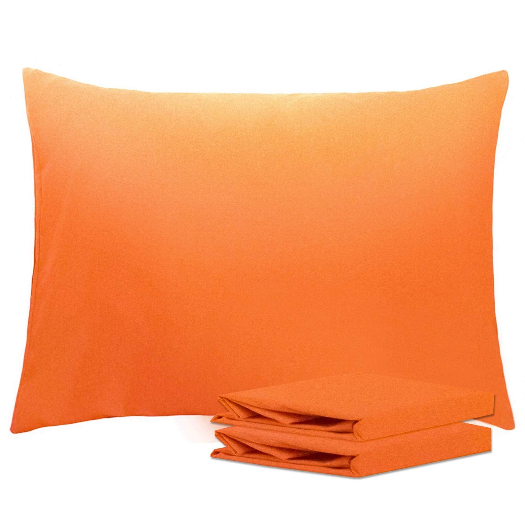 Ntbay King Pillowcase Set - 2 Pack Brushed Microfiber 20X40 Pillowcases - Soft, Wrinkle-Free, Fade-Resistant, Stain-Resistant, O